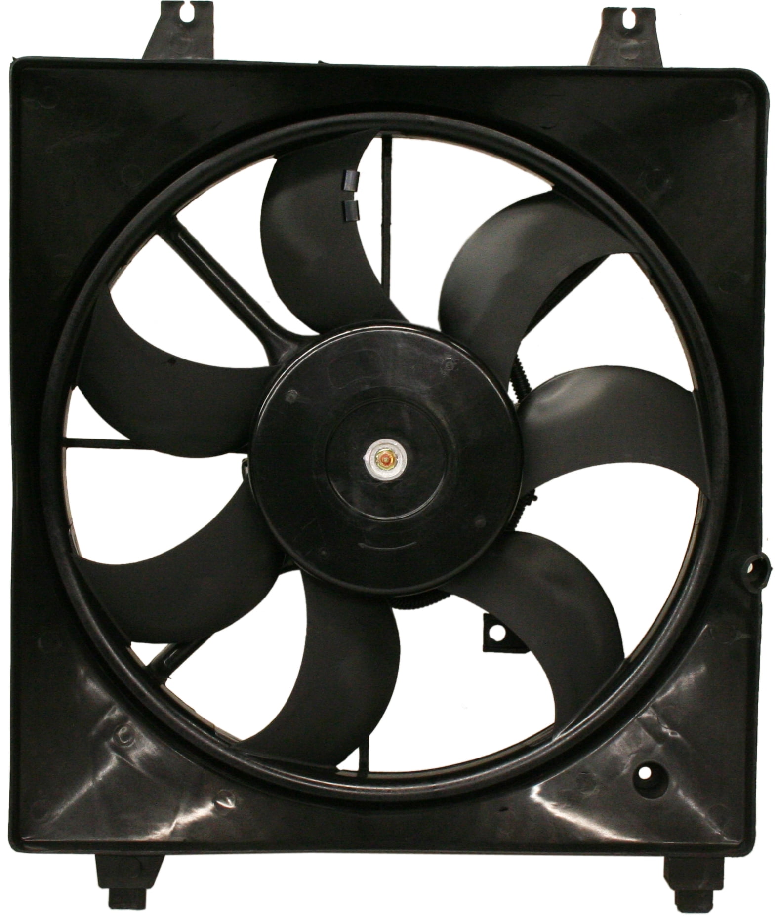 Replacement H160940 Cooling Fan Assembly Compatible with 2007-2009 Hyundai Santa Fe Radiator