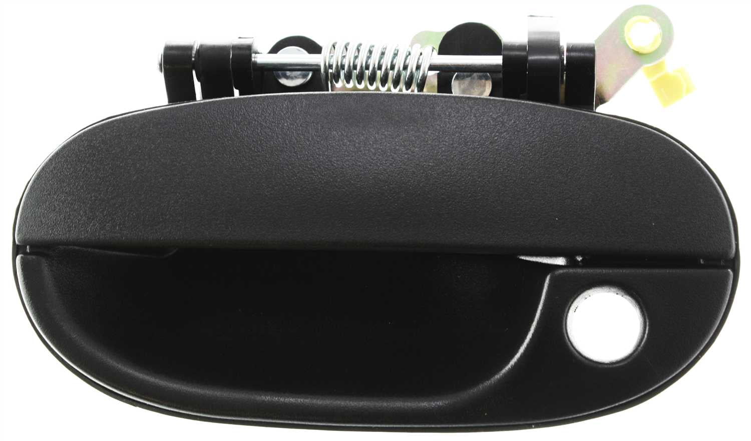 Replacement H462148 Exterior Door Handle Compatible with 1995-1997 Hyundai Accent Front, Left Driver Textured Black
