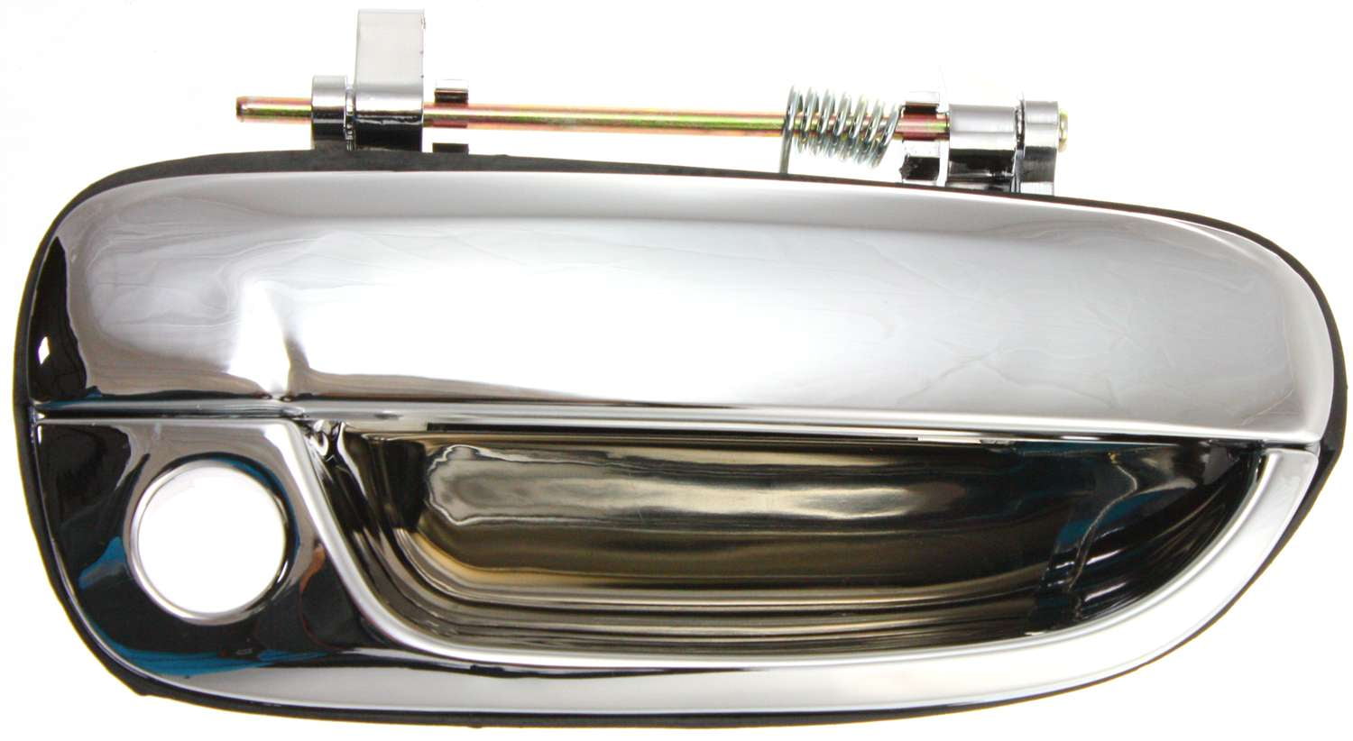Replacement H462155 Exterior Door Handle Compatible with 2000-2006 Hyundai Accent Front, Right Passenger Chrome