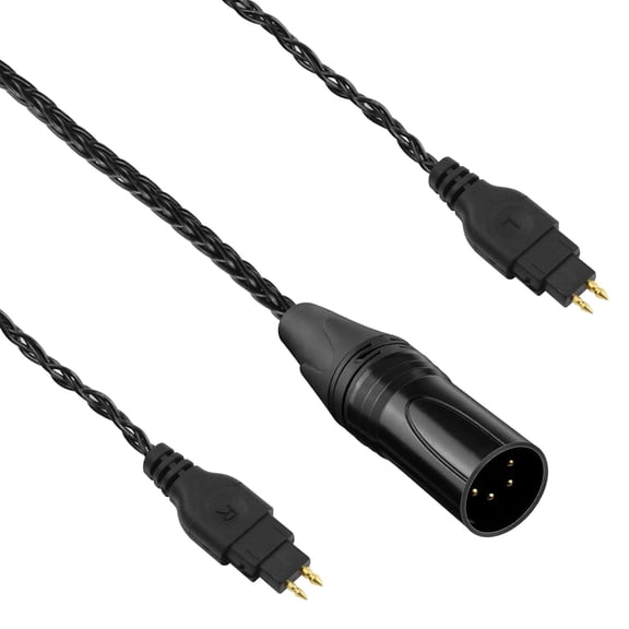 Replacement HD600 Audio Cable, 4 Pin XLR Balanced Cord Compatible with Sennheiser HD6XX HD660s HD650 HD600 HD565 HD580 HD58X Headphones Cable (6.5 FT)
