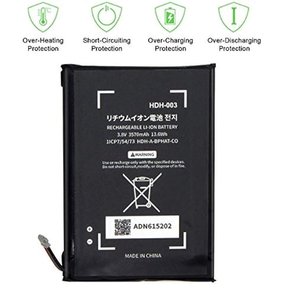 Replacement HDH-003 Battery [2023 Upgraded] for Nintendo Switch Lite,Lite HDH-001 Original Replacement Battery