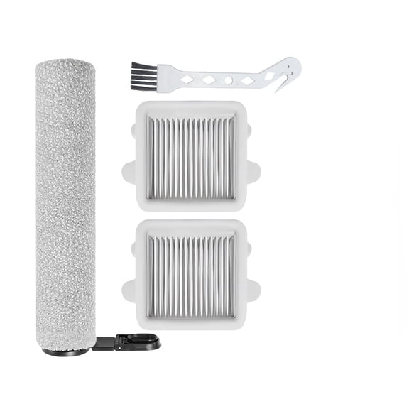 Replacement HEPA Filter Roller Brush Compatible with Roborock F25 / F25 LT / F25 RT / F25 ACE / F25 ALT Cordless Vacuum Cleaner Accessory - 1 Roller Main Brush and 2 HEPA Filters