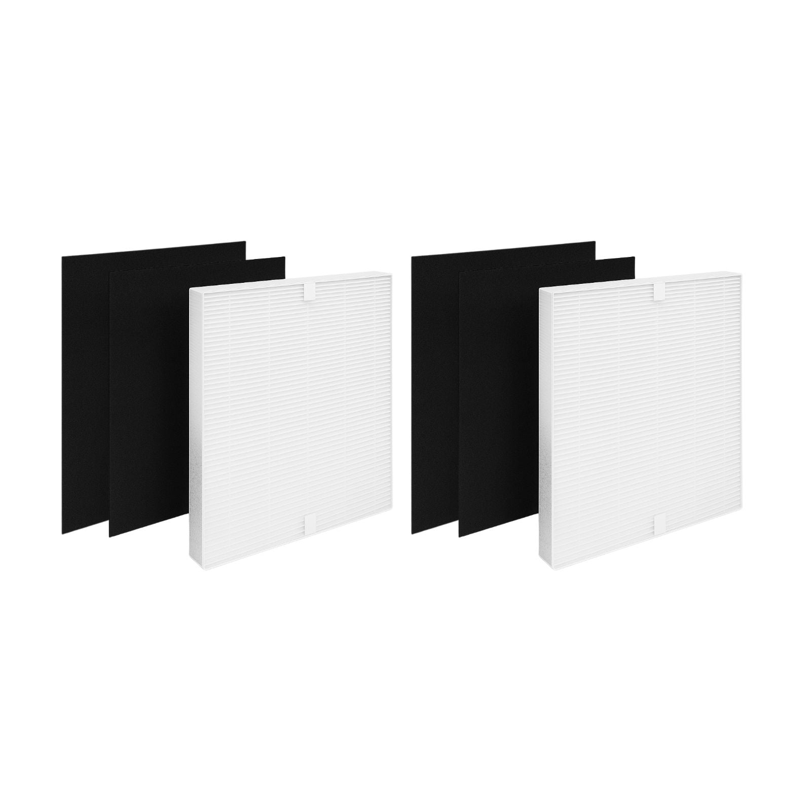 Replacement HEPA Filter and 2 Sheet Activated Carbon Pre Filter For Coway Air Purifier AP-1512HH and Airmega 200M AP-1518R, 2 Sets