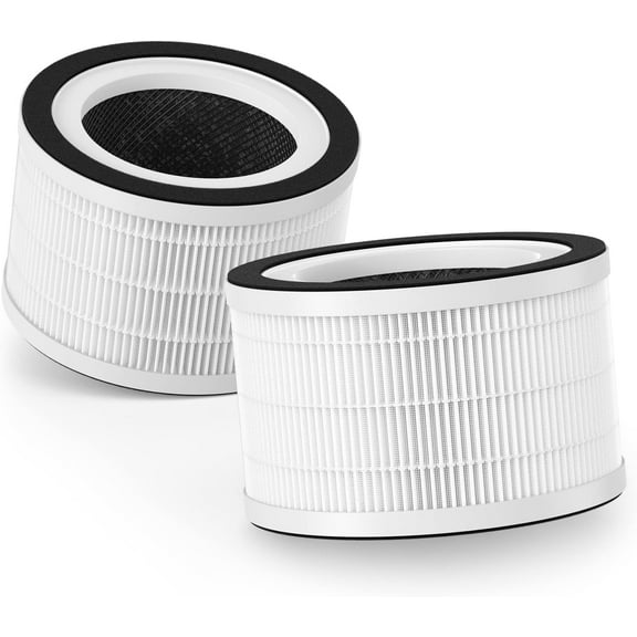 Replacement HEPA Filter for Afloia Fillo, Halo, Also Compatible with Mooka Allo Air Puri-Fier, 3-in-1 H13 True HEPA Filtration, 2 Pack
