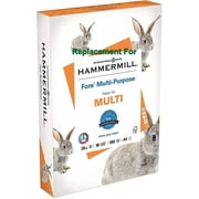 Replacement For Hammermill Fore Multi-Purpose 20 Pound Copy Paper, A4, 210mm x 297mm, 1 Ream, 500 Sheets, Made in USA, Sourced From American Family Tree Farms, 92 Bright, Acid Free. (50)