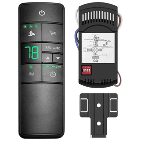 Replacement for Hampton Bay Harbor Breeze Hunter Thermostatic Ceiling Fan Remote Control Kit,3-Speed Timer,light Dimmer for 2AAZPHD3/HD3 KUJCE10320/TR222A