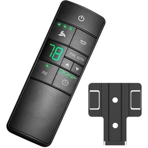 Replacement for Hampton Bay Harbor Breeze Hunter Thermostatic Ceiling Fan Remote Control Kit,3-Speed Timer,light Dimmer for 2AAZPHD3/HD3 KUJCE10320/TR222A