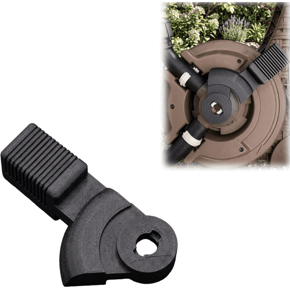 Replacement Handle Compatible with Suncast RSH125 Hose Reel System, Hose Reel Crank Handle Replacement for Smooth Hose Winding, Comfortable Grip and Easy Installation Repair Part