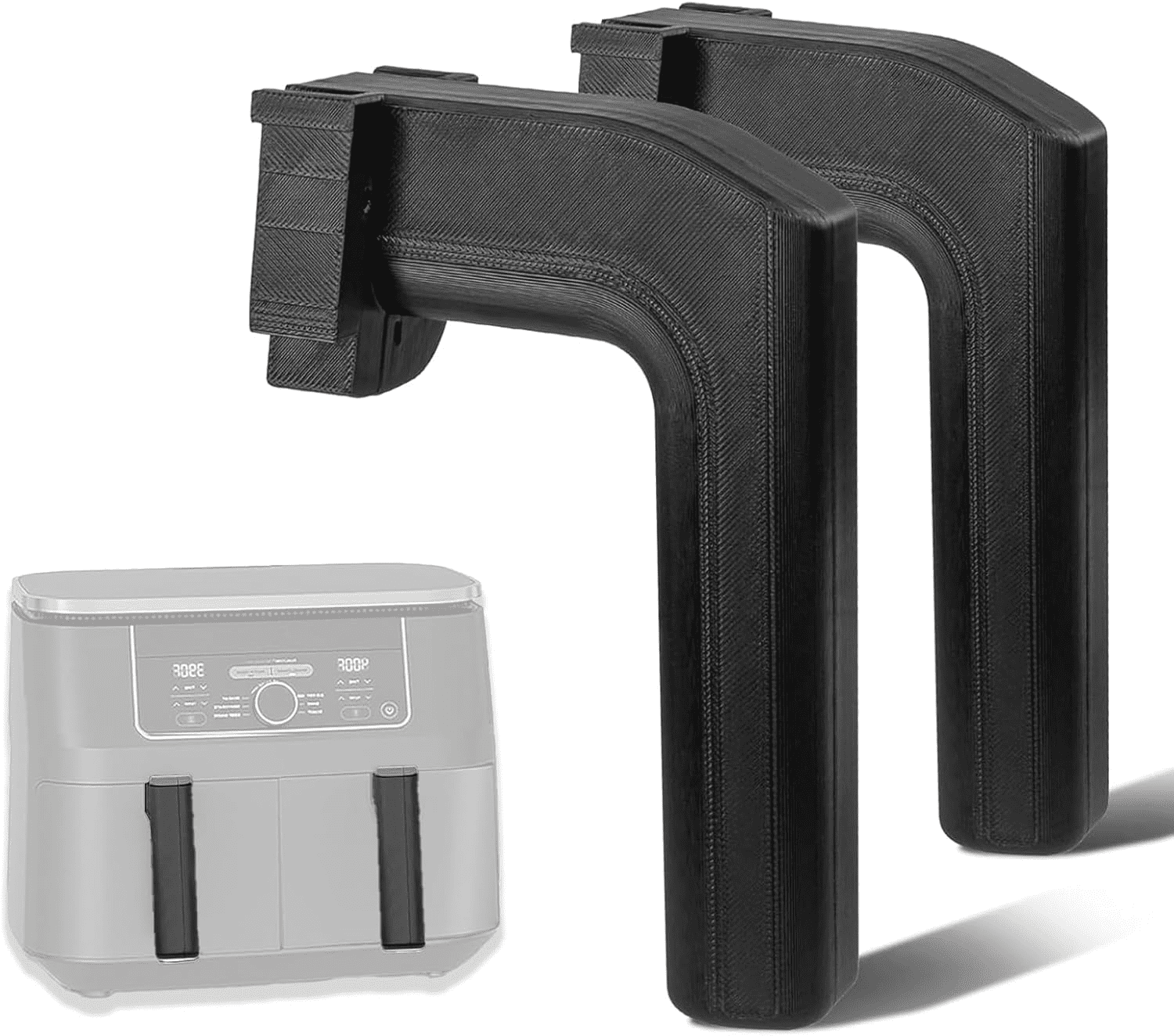 Replacement Handles (Set of 2) for Air Fryer, Compatible with Ninja DZ201 Foodi 8-qt 6-in-1 Dual-Zone Basket