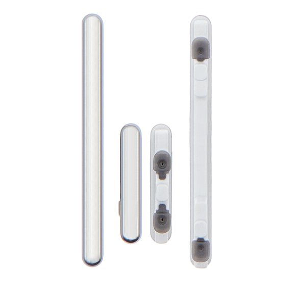 Replacement Hard Button (Power / Volume) Compatible For Samsung Galaxy A52s (A528 / 2021) (Prism Crush White)