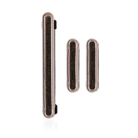 Replacement Hard Buttons (Power / Volume / Bixby) Compatible For Samsung Galaxy S10 5G (Royal Gold)