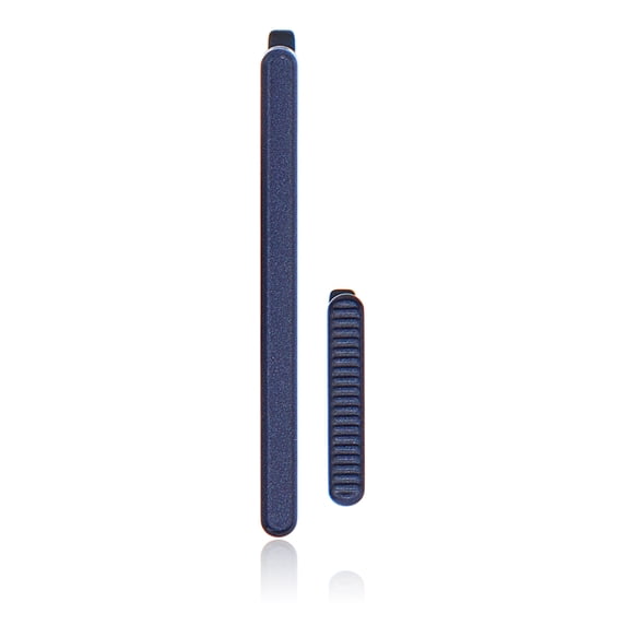 Replacement Hard Buttons (Power / Volume) Compatible For Motorola Moto G Play (XT2093 / 2021) (Misty Blue)