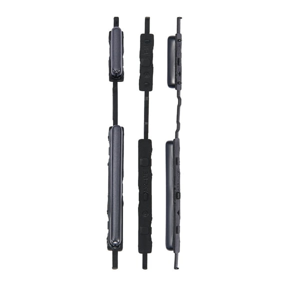 Replacement Hard Buttons (Power / Volume) Compatible For Samsung Galaxy A32 (A325 / 2021) (Awesome Black)