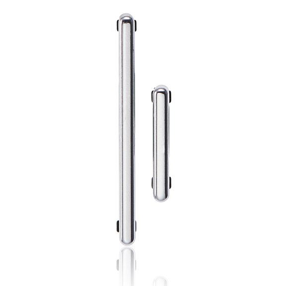 Replacement Hard Buttons (Power / Volume) Compatible For Samsung Galaxy A51 5G (A516 / 2020) (Prism Cube White)