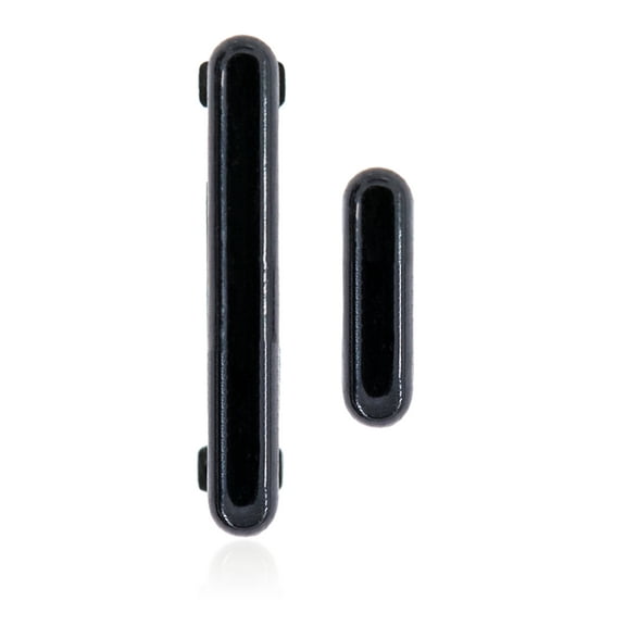 Replacement Hard Buttons (Power / Volume) Compatible For Samsung Galaxy A90 5G (A908 / 2019) (Black)
