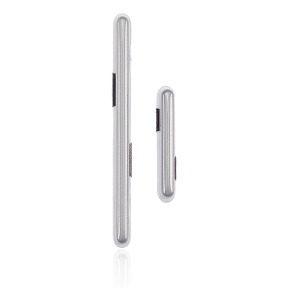 Replacement Hard Buttons (Power / Volume) Compatible For Samsung Galaxy M30 (M305 / 2019) (White)