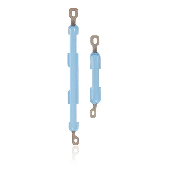 Replacement Hard Buttons (Power / Volume) Compatible For Xiaomi Redmi 10X / Note 9 (Light Blue)