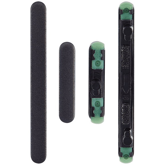Replacement Hard Buttons (Power / Volume) Compatible With Google Pixel 7 Pro (Obsidian)