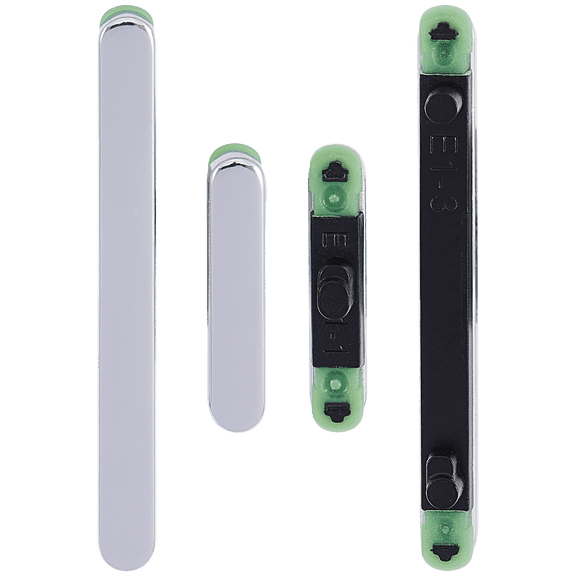 Replacement Hard Buttons (Power / Volume) Compatible With Google Pixel 7 (Snow)