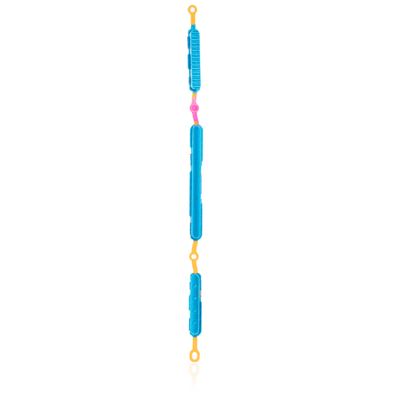 Replacement Hard Buttons (Power / Volume / Switch) Compatible For Motorola Moto E7 Power (XT2097-6 / 2021) (Tahiti Blue)