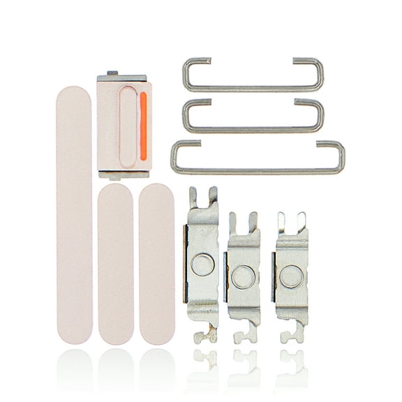 Replacement Hard Buttons (Power / Volume / Switch) Compatible For iPhone 13 / 13 Mini (Pink)