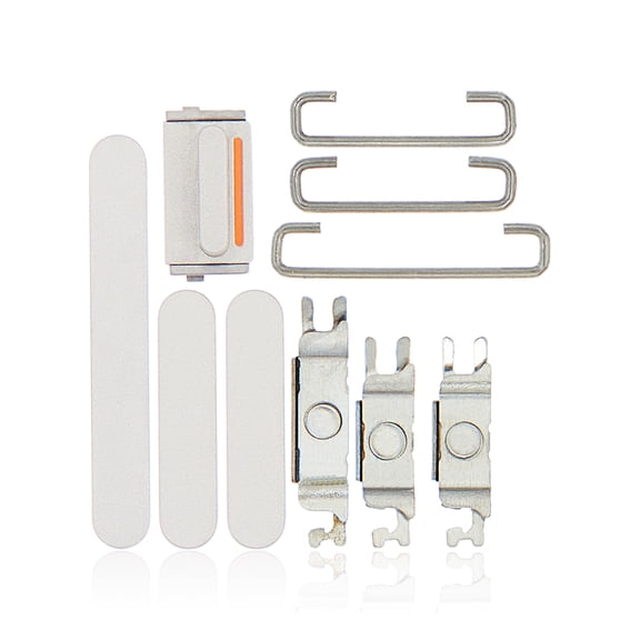 Replacement Hard Buttons (Power / Volume / Switch) Compatible For iPhone 13 / 13 Mini (Starlight)