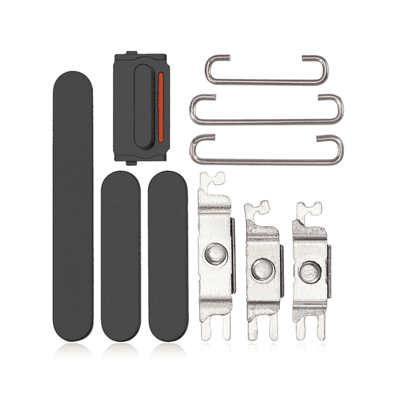 Replacement Hard Buttons (Power / Volume / Switch) Compatible For iPhone 14 / 14 Plus (Midnight)