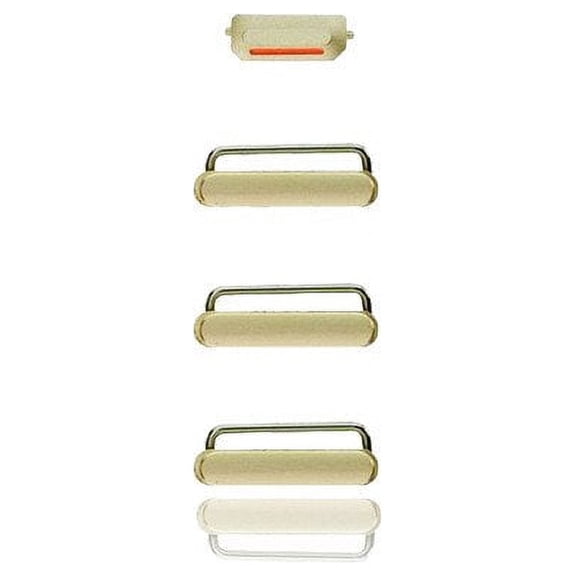 Replacement Hard Buttons (Power / Volume / Switch) Compatible For iPhone 6S (Gold)