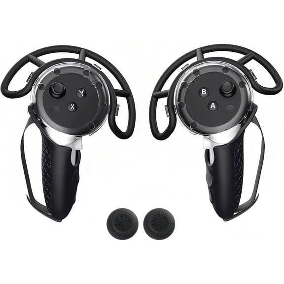Replacement Head Strap for Oculus Quest 3 Headset, Headstrap for Meta Quest 3 PC Virtual Reality Headsets VR Accesories with 1 Pair Thumb Grip Caps