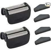 Replacement Head  Compatible with Remington PF7400, PF7500, and PF7600 Foil Shavers，2 PACK（BLACK）