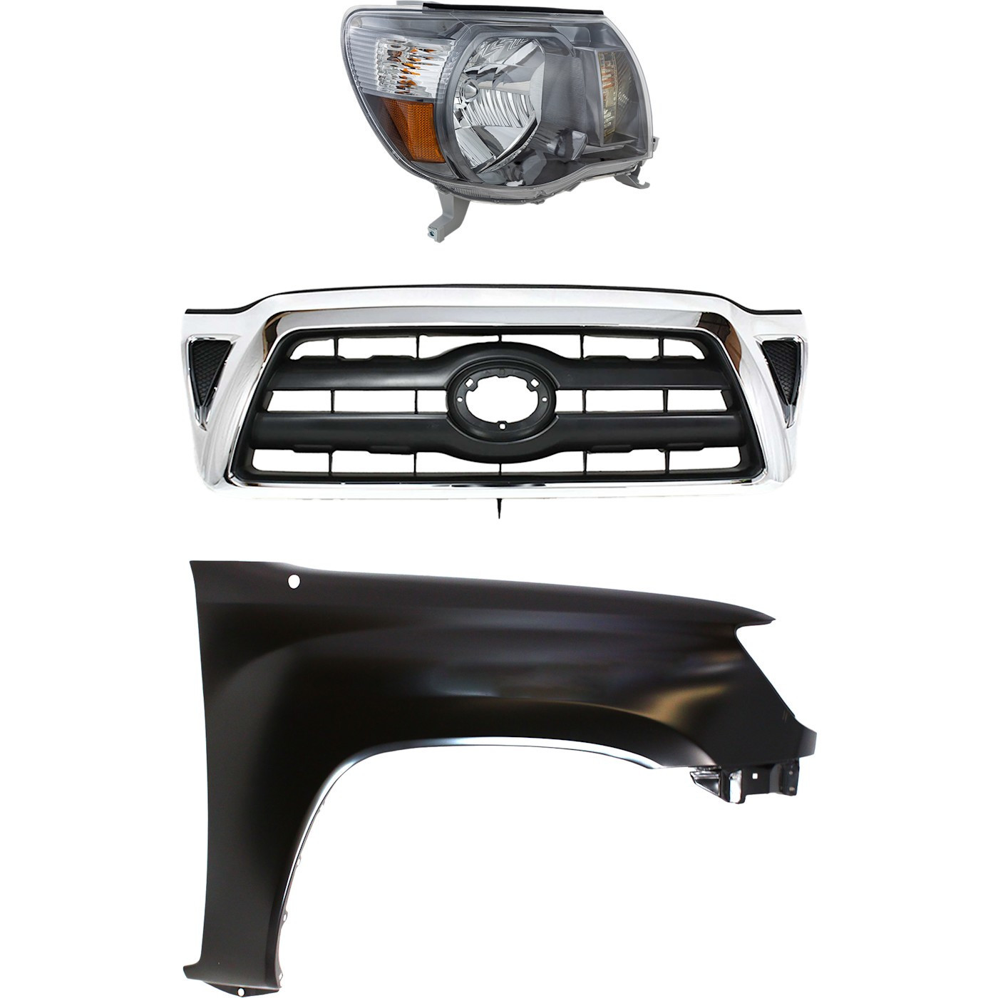 Replacement Headlights for 2005-2008 for Toyota for Tacoma Passenger ...