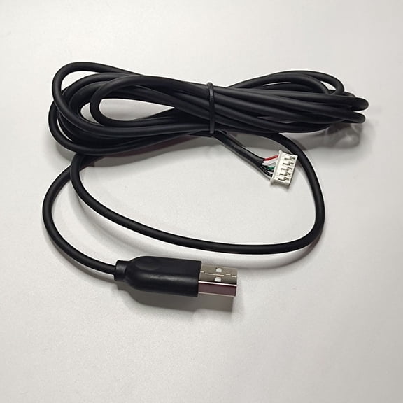 Replacement Headphone Cable 1.8m for Razer Kitty Edition Black USB Male to Multi-Pin Audio Cord Flexible Anti-Tangle for Gaming Headsets Stable Signal for Desktop