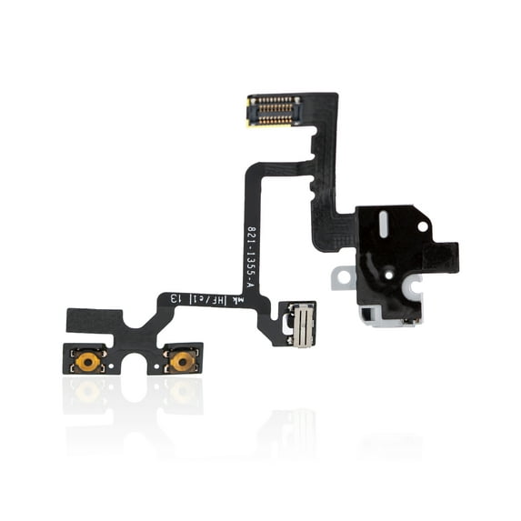 Replacement Headphone Flex + Volume Control Flex Compatible For iPhone 4 (GSM)