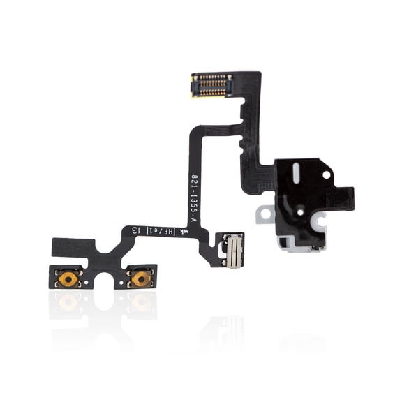Replacement Headphone Flex + Volume Control Flex Compatible For iPhone 4 (GSM)