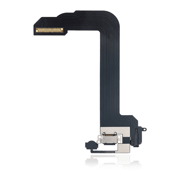 Replacement Headphone Jack With Charging Port Flex Cable Compatible For iPod Touch 6 (Black)