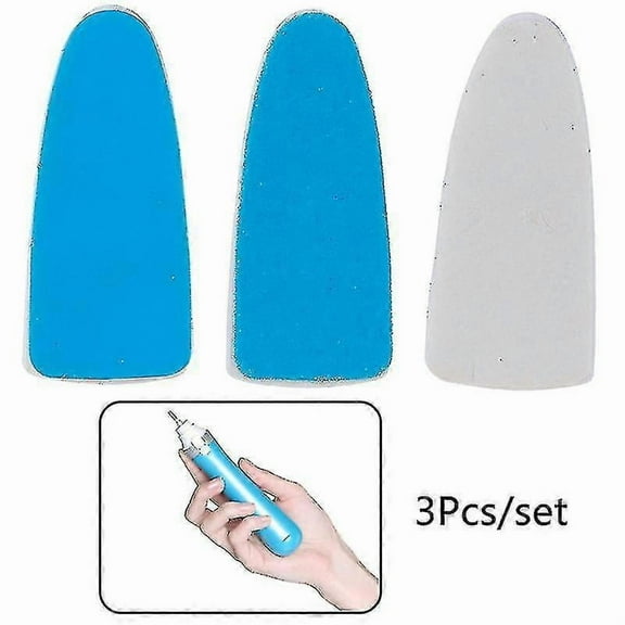 Replacement Heads 3bits Electric Nail File Machine Nail Pedicure Buffer Tool Kit