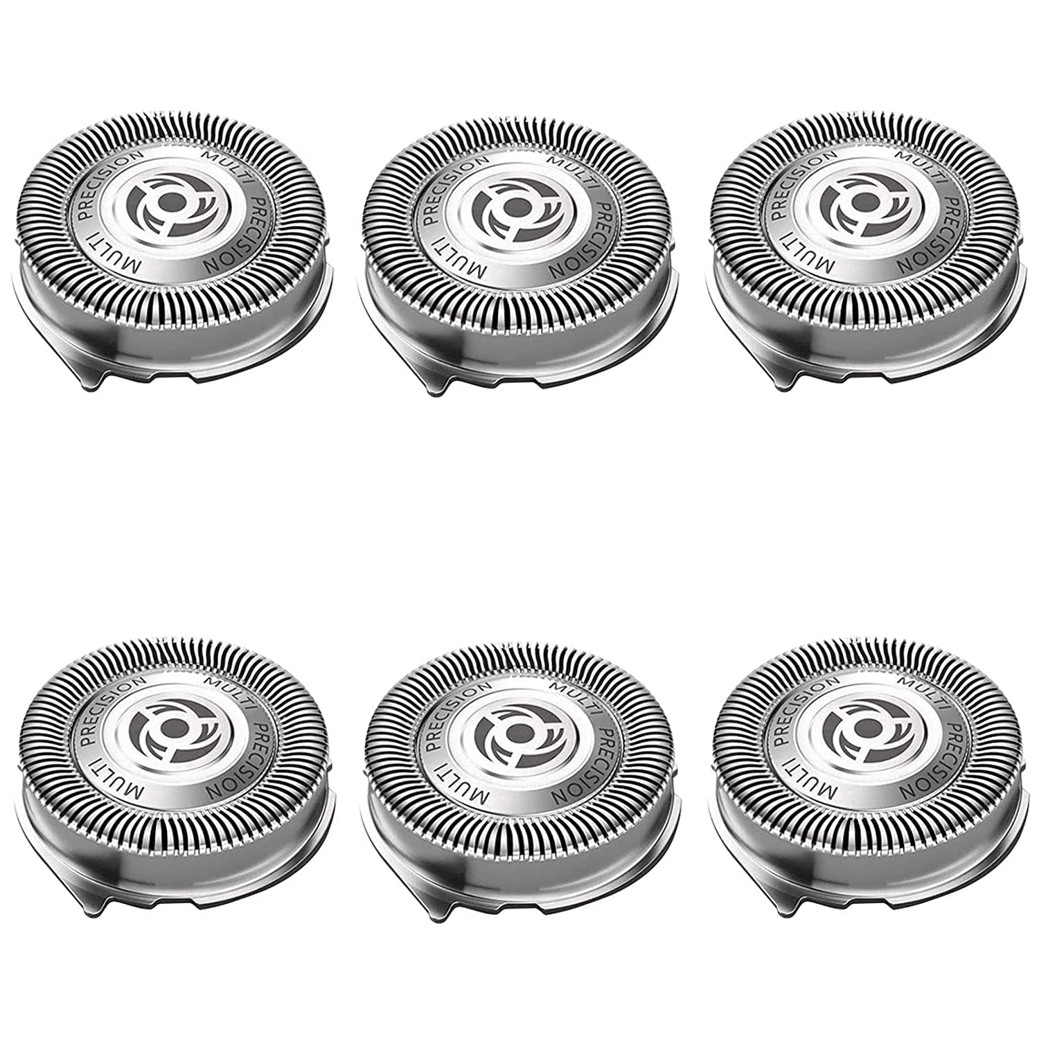 Replacement Heads Blade For Philips Series 5000 Electric Shavers, Razor Cutter Head Compatible With Phillips Series 5000 (S5Xxx), Aquatouch (S5Xxx), Powertouch (Pt8Xx, Pt7Xx), 6-Pack