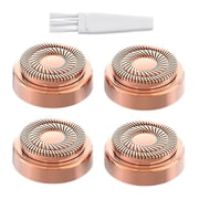 Replacement Heads Compatible with Flawless Facial Hair Removal Gen 2, Finishing & Soft Touch.4pc