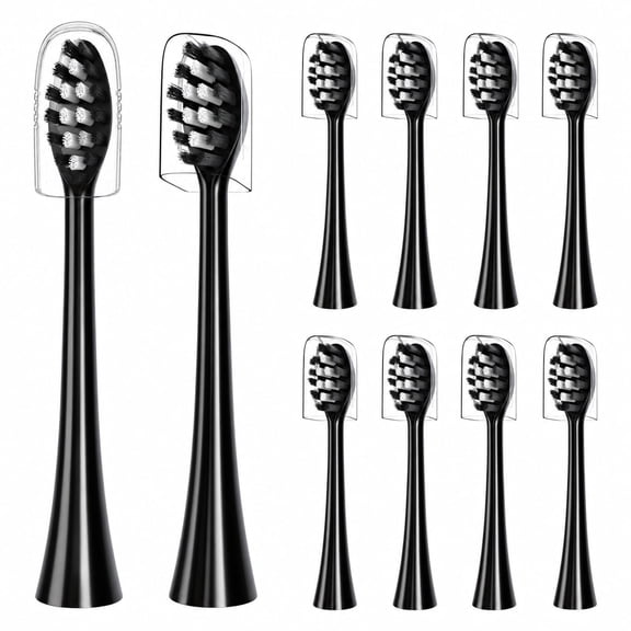 Replacement Heads Compatible with Gleem Electric Toothbrush, with Cover Cap,10 Pack