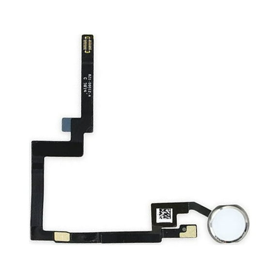 Replacement Home Button Assembly For Apple iPad Mini 3 - White/Silver