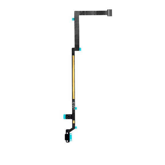 Replacement Home Button With Flex Compatible For iPad Air 1 (White)