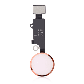 Replacement Home Button With Flex Compatible For iPhone 7 / 7 Plus / 8 / 8 Plus / SE (2020) (Rose Gold) (Warning: Compatible For Cosmetic Use Only)