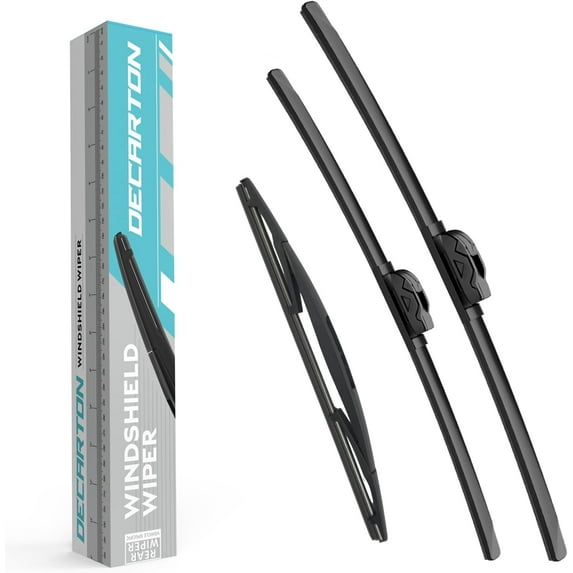 Replacement for Honda CR-V 2011 2010 2009 2008 2007, Windshield Wiper Blade Set with Front and Rear Wipers Original Equipment for My Car - (Pack of 3)