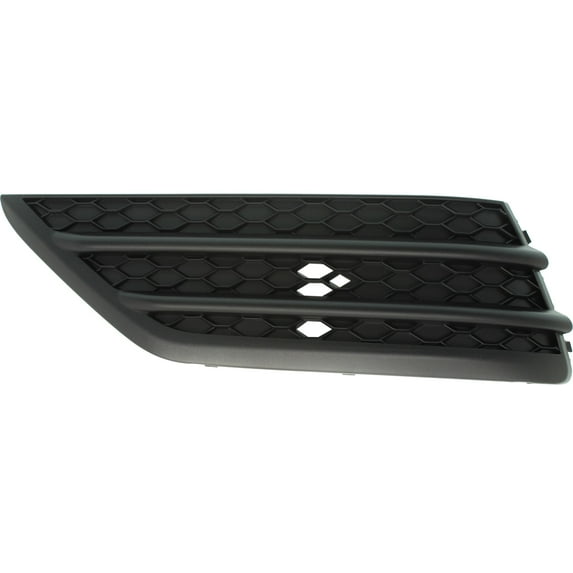 Replacement Honda Pilot Front Left Outer Side Bumper Grille with Fits Models without Parking Sensor