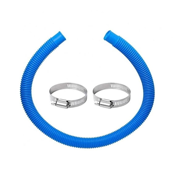 Replacement Hose For Above Ground Pools, 1.25" Diameter Accessory Pool Pump Replacement Hose 59” Long - Filter Pump Hose For Pump Models #607 #637