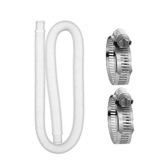 Replacement Hose For Above Ground Pools, 1.25" Diameter Accessory Pool Pump Replacement Hose 59” Long - Filter Pump Hose For Pump Models #607 #637