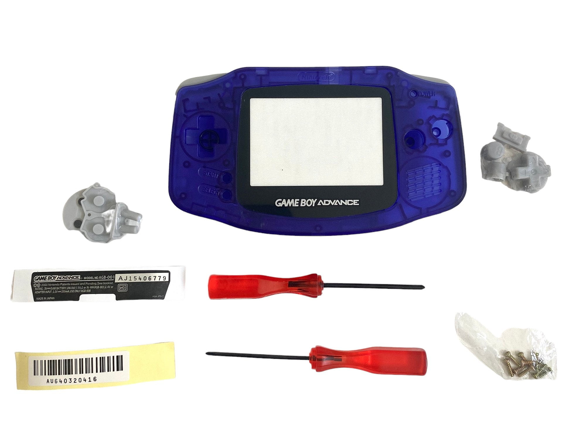 Replacement Housing for Nintendo GBA Game Boy Advance Shell Screen