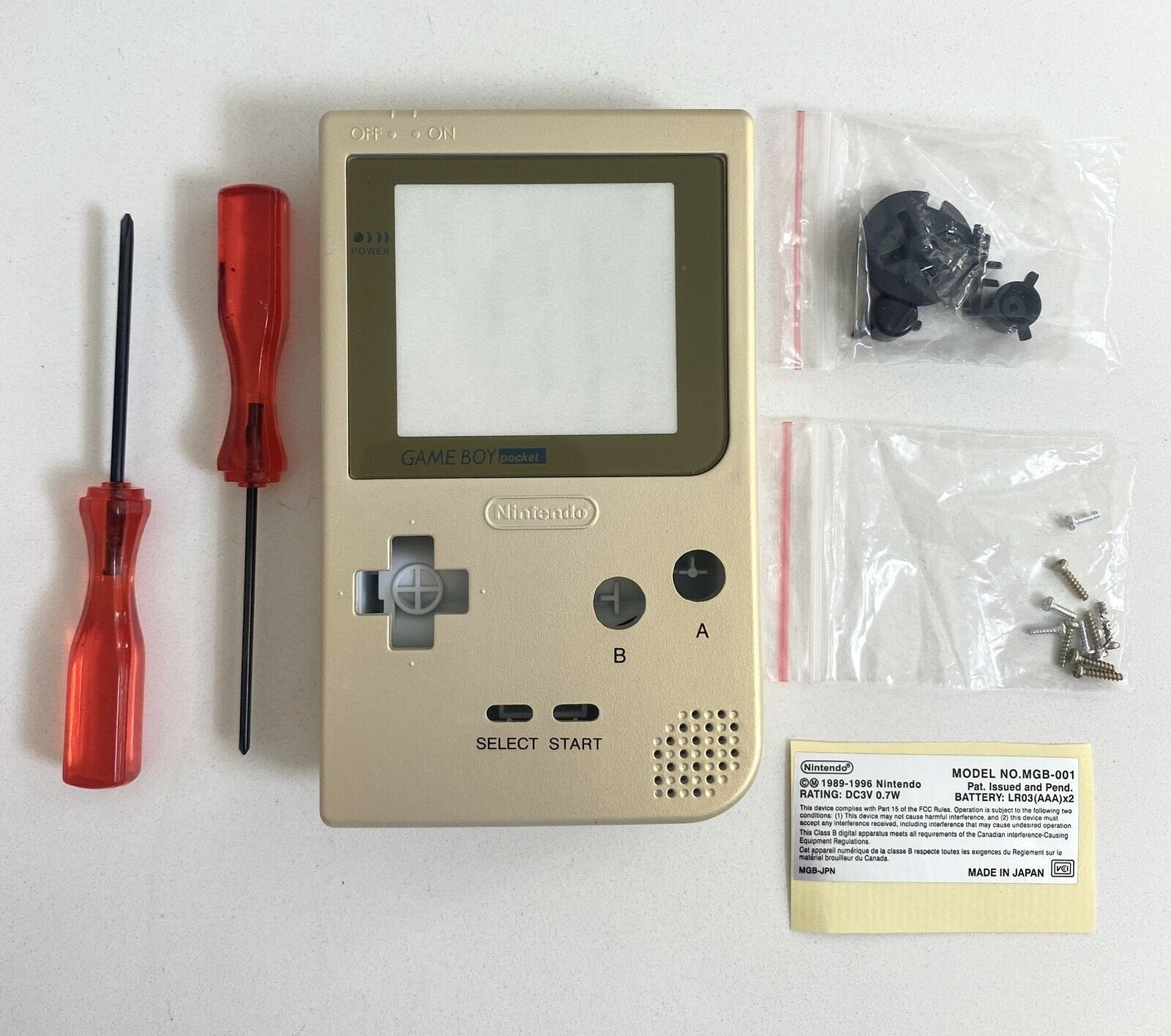 Replacement Housing for Nintendo Game Boy Pocket GBP Shell Screen 