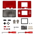 thumbnail image 1 of Replacement Housing for Original Nintendo DS Shell Screen Tools Red Black, 1 of 2