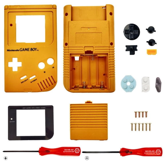 Replacement Housing for Original Nintendo GB Game Boy Shell Screen DMG-01 Orange